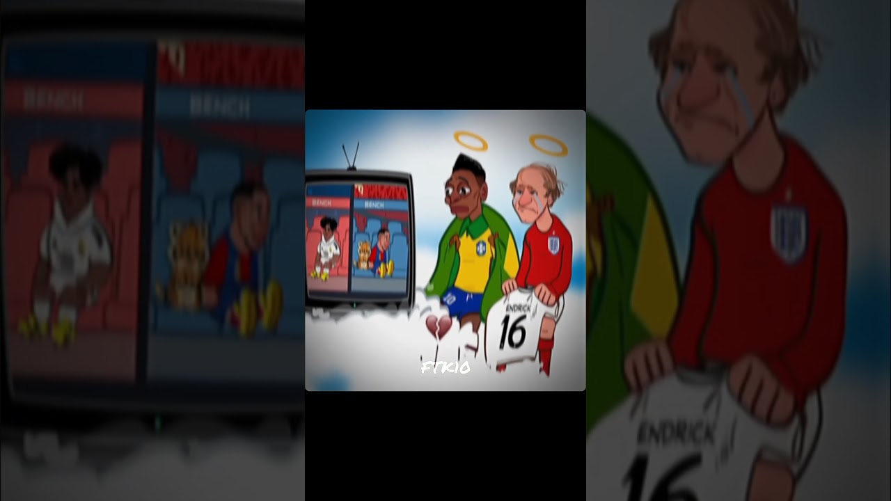 Pelé and Bobby Charlton 😢 