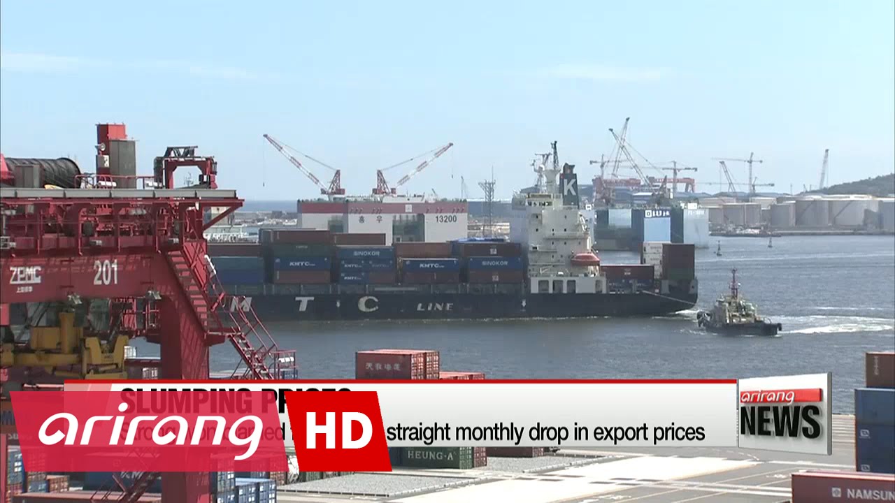 Export prices fall for two months in a row in April