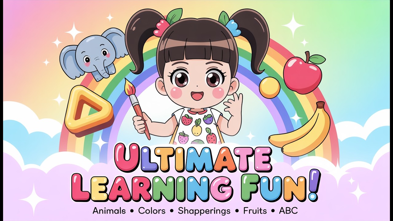 Ultimate Toddler Learning Compilation 2026 | Animals, Colors, Shapes, Fruits, ABC for Kids