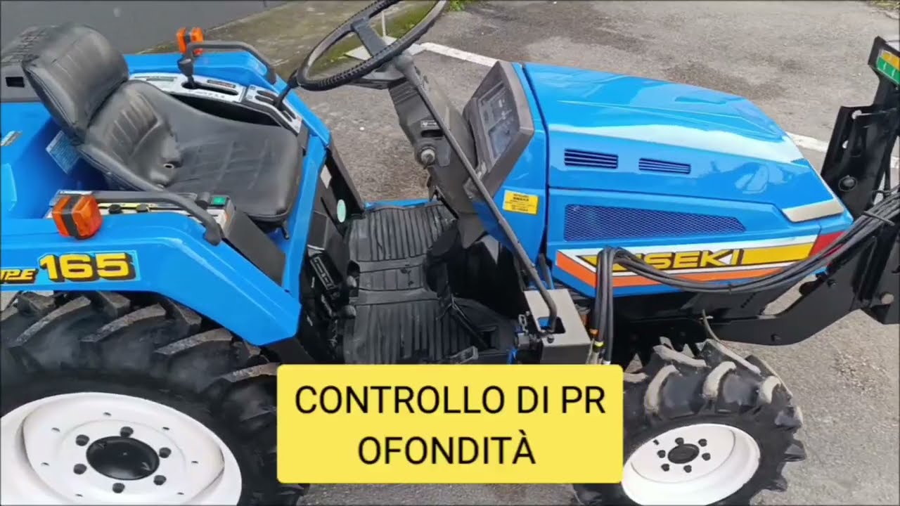 Iseki Tu165 Pala Anteriore, Servo Sterzo e Sollevamento Idraulico - 100% Ricondizionato e Garantito!