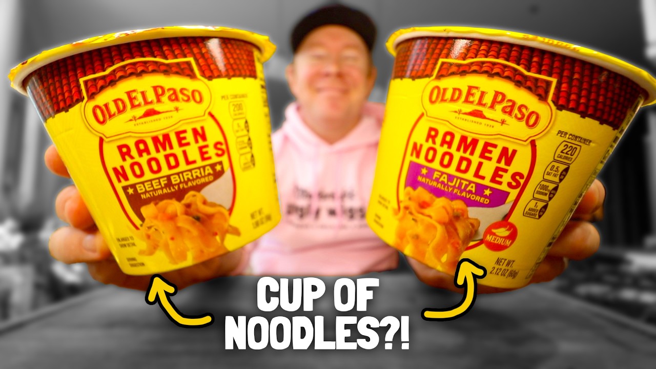 I Ate Instant Old El Paso&reg; Ramen Noodle Soup Cups