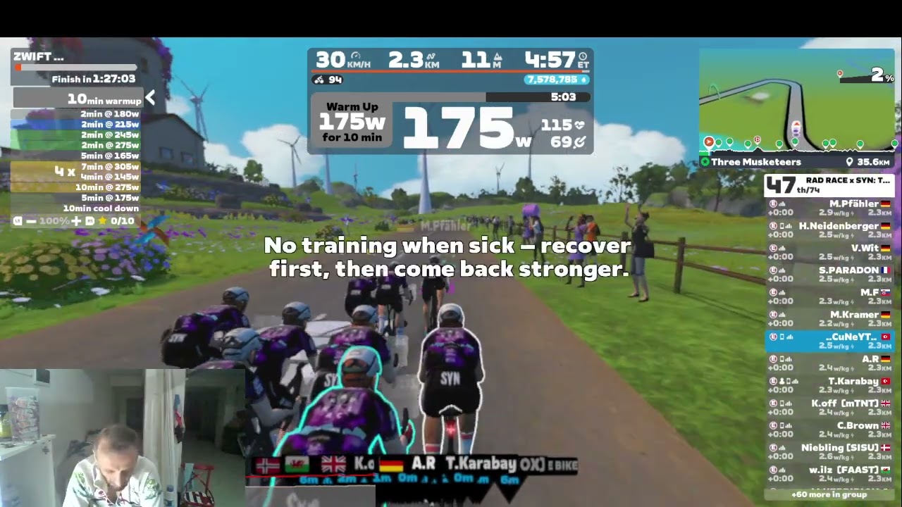 RAD RACE X SYN THRESHOLD WORKOUT