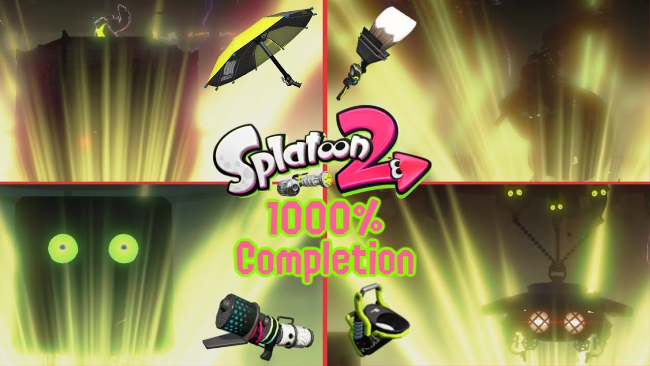 Splatoon 2: Multi-Weapon Boss Rush (1000% Completion)