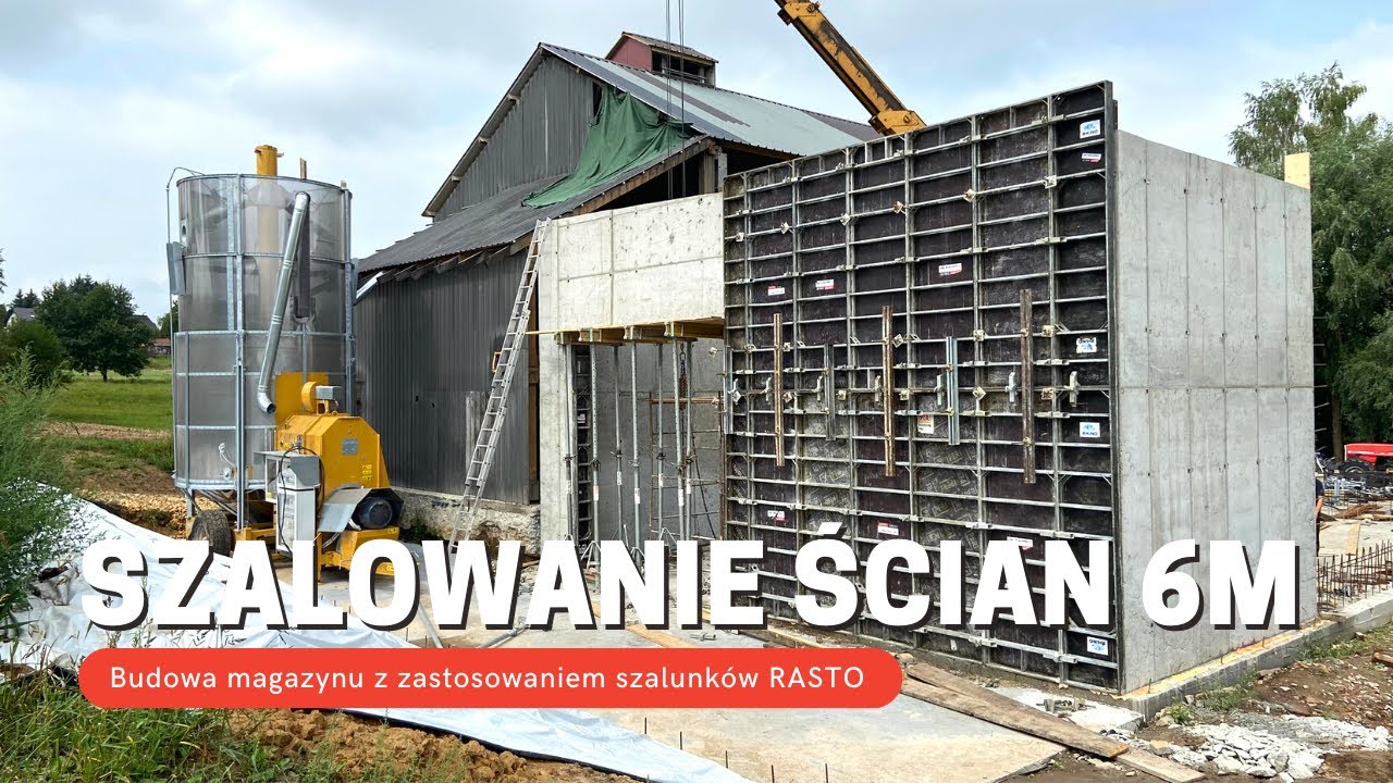 Szalowanie ścian o wysokości 6m | ABC Szalunki | RASTO | PERI