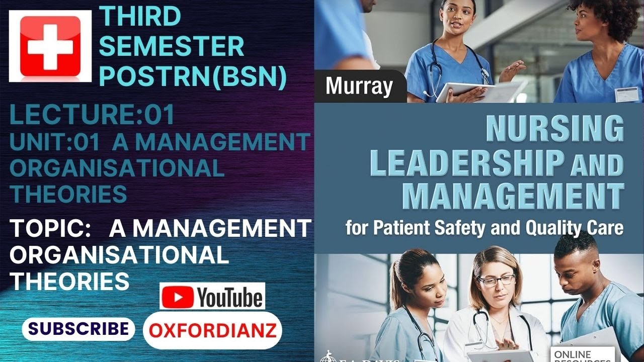 Third semester  Post RN (BSN) | Lec.01, Unit 01 Leadership and management