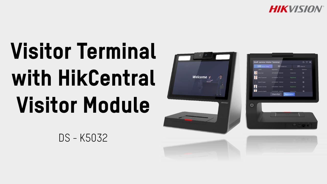 Hikvision Visitor Terminal with HikCentral Visitor Module - DS - K5032