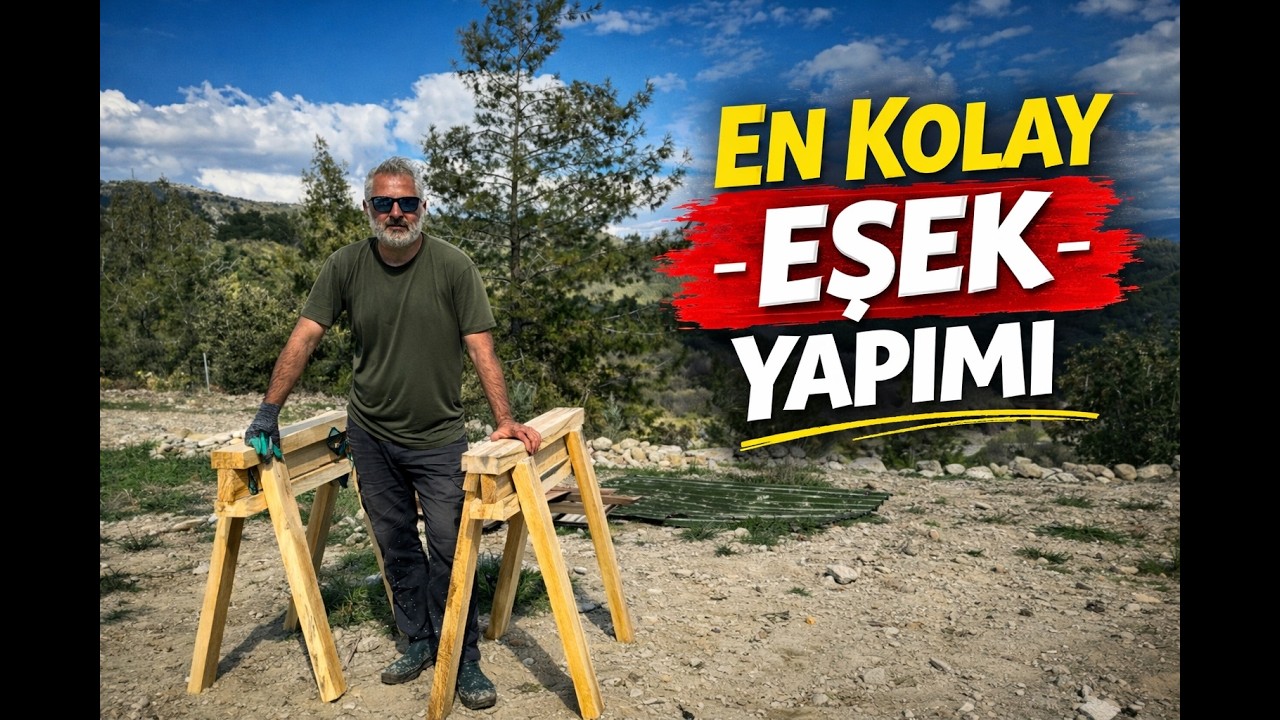 Bu Kadar Kolay Olduğunu Bilmiyordum! Ahşap Eşek Yapımı