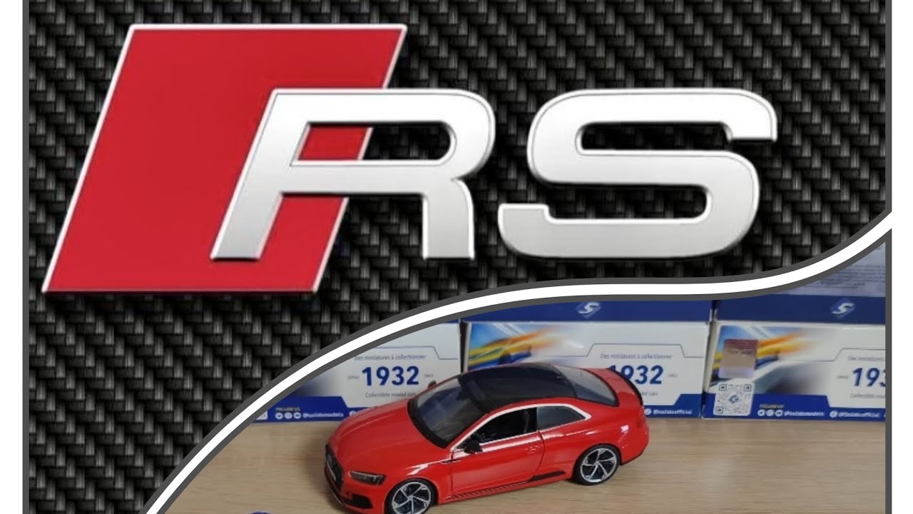 My collection of car models of AUDI RS-series 1:43 and 1:24 models.