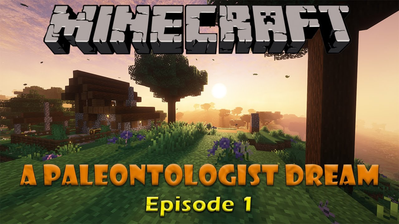 Minecraft: A Paleontologist Dream - episode 1 ( getting our bearings)