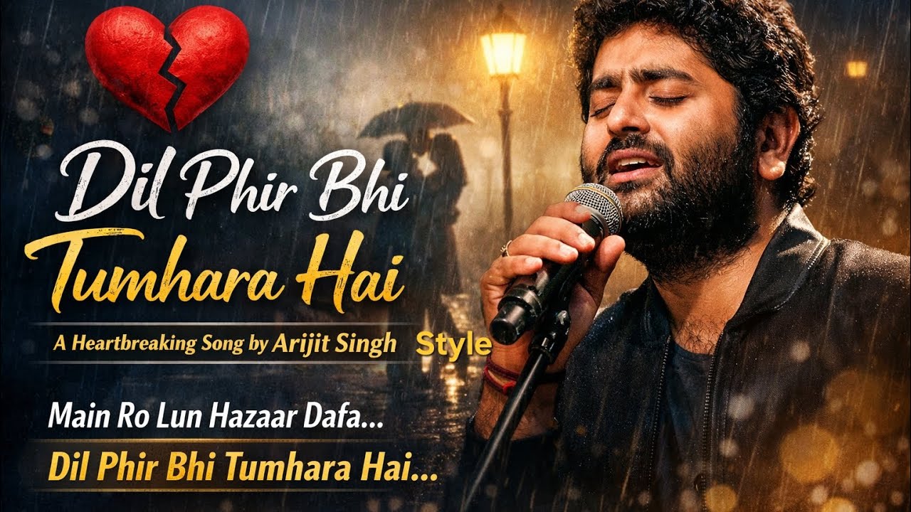 Dil Phir Bhi Tumhara Hai ❤️ Arijit Singh Style | New Sad Song | A Heartbreaking Song 🎶