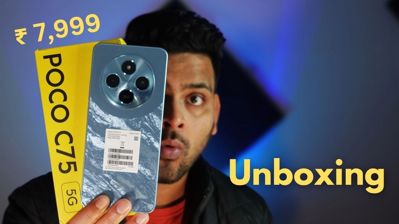POCO C75 5G Unboxing & First Impressions: A Big Phone for the Price!