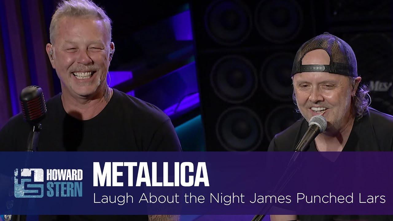 Metallica смеётся над ночью, когда Джеймс Хэтфилд ударил Ларса Ульриха