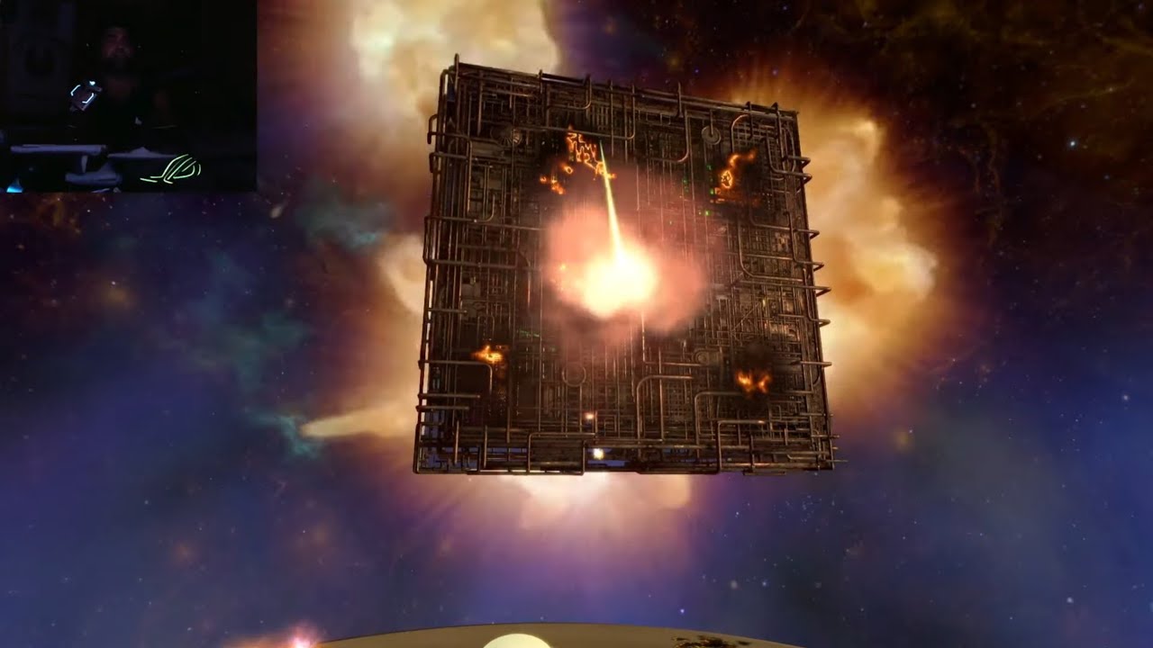 BORG Cube Destroyed - OG USS Enterprise NCC 1701 - Full Crew - Star Trek: Bridge Crew - Red Squadron