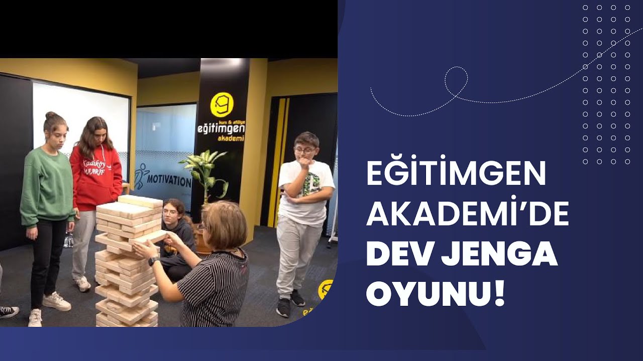 🌟 Eğitimgen Akademi&rsquo;de Dev Jenga Oyunu