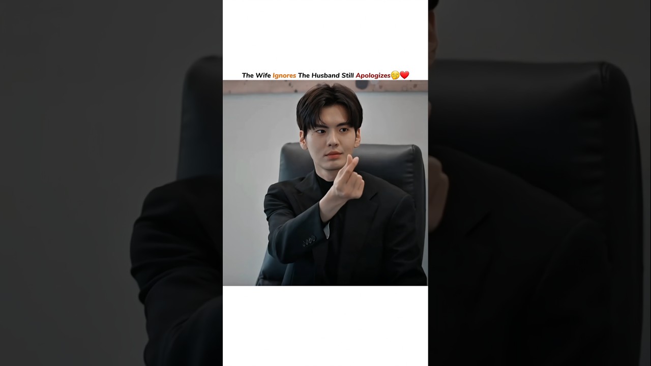 The way his wife is ignoring him🤭 | Deep Affectionate Eyes Romantic Scene #shortsfeed #fy