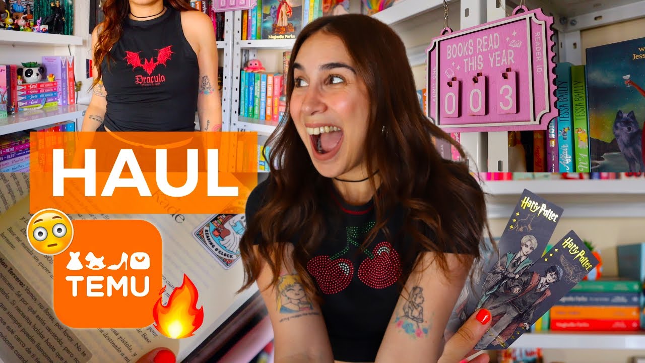 Haul de TEMU para lectores: estoy ENAMORADA 💥📚✨