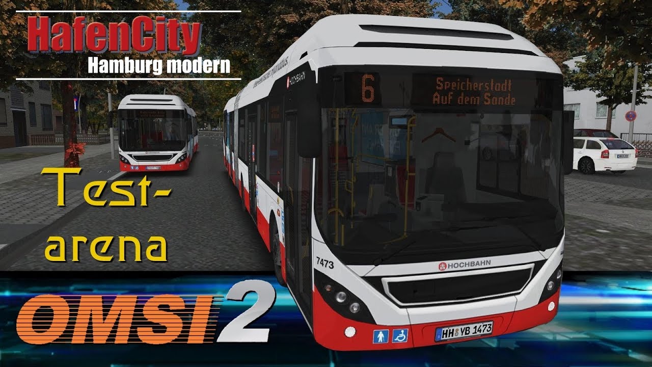 OMSI 2 Testarena #050 [HD] - AddOn HafenCity Hamburg modern, Linie 6 - Let's Show OMSI 2