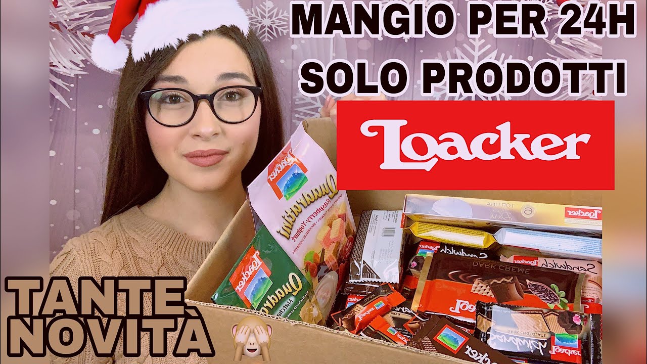 CHALLENGE MANGIO PER 24 ORE SOLO PRODOTTI LOACKER 😋🍫| 3000 CALORIE  | TANTISSIME NOVITÀ |GA|