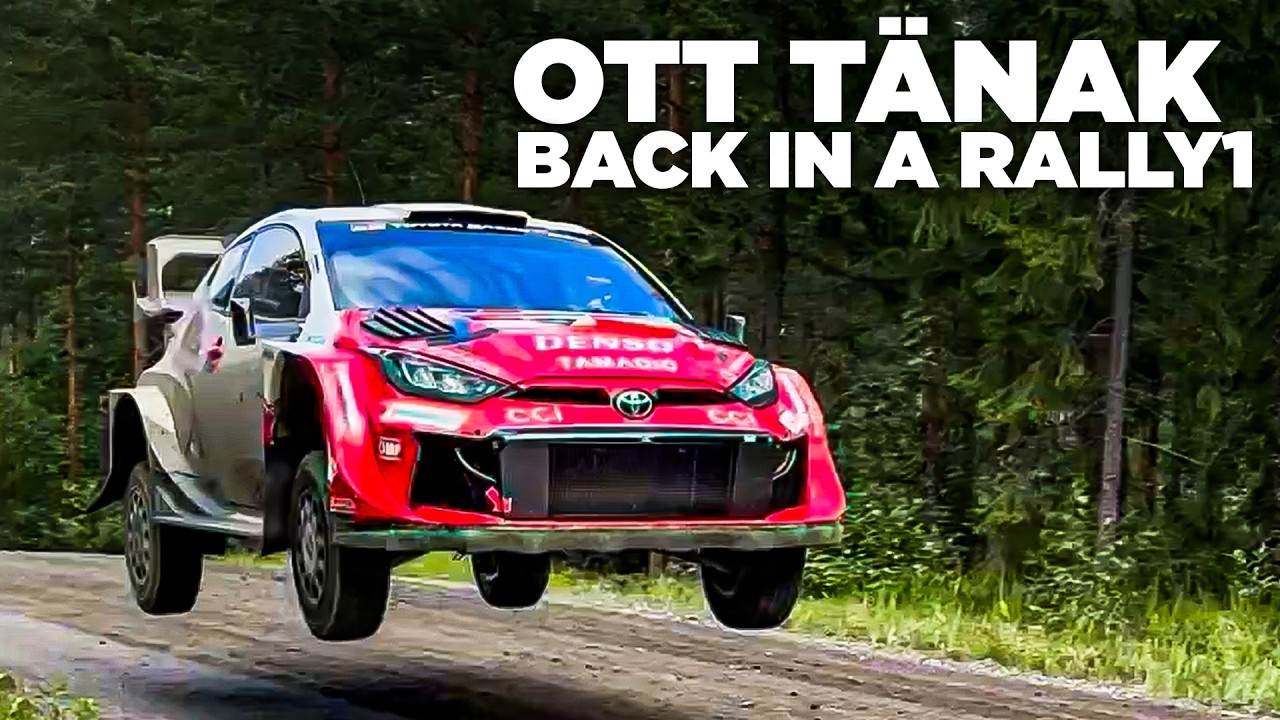 OTT T&Auml;NAK TOYOTA YARIS RALLY1 Test in Finland feat. Oliver Solberg