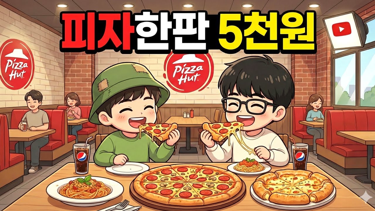 피자헛 라지 한판이 5천원인데 안먹는다고!? 진짜루?