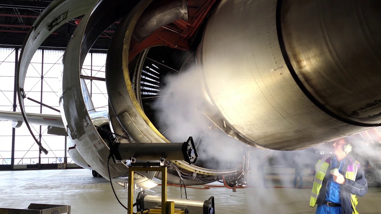 Boeing 747 400 Dry Motoring CF6-80