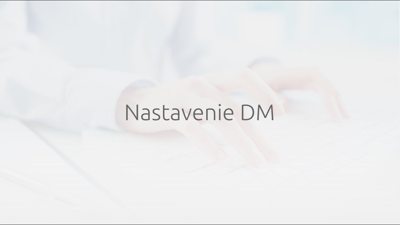 Nastavenie dlhodobého majetku v programe OMEGA