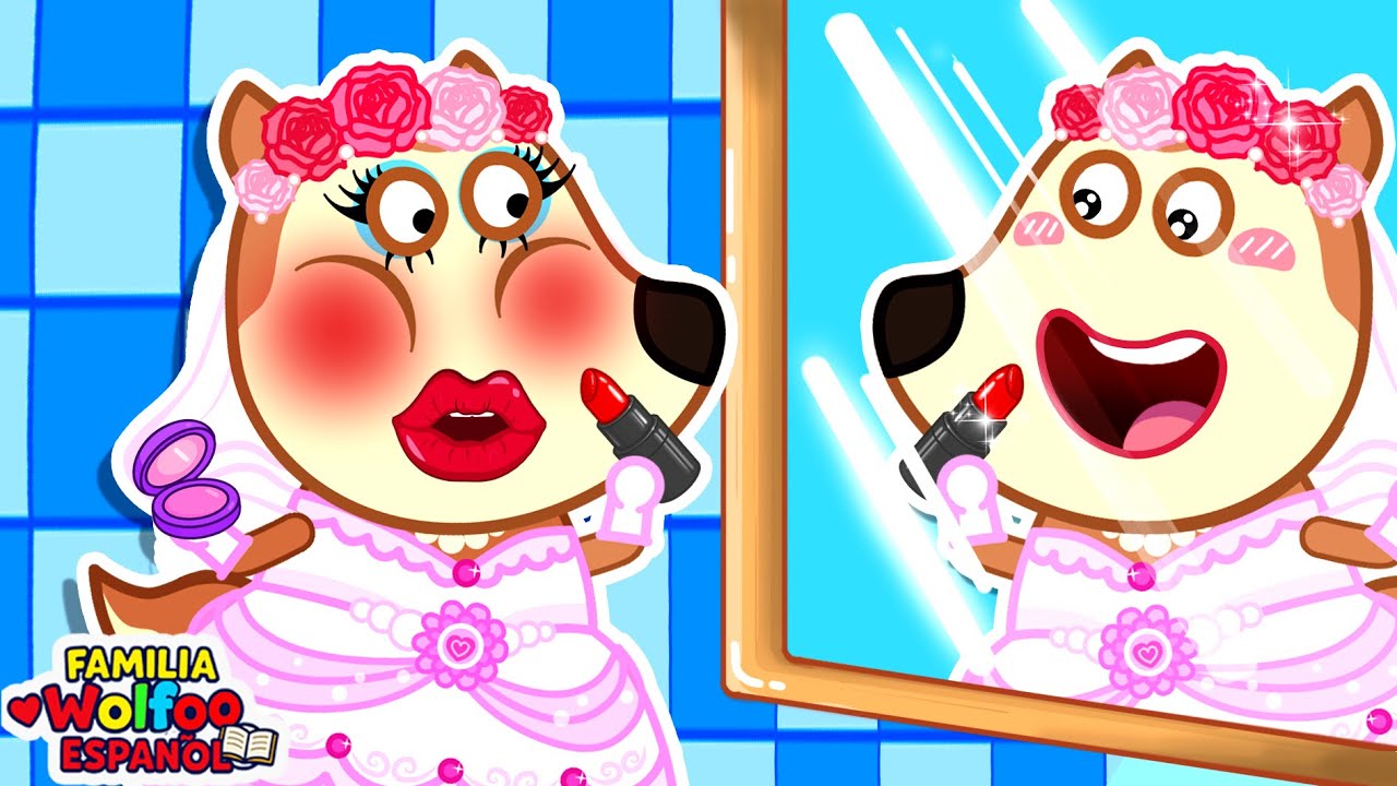 Familia Wolfoo Español | Lucy Usa Los Maquillaje de Su Madre - Dibujos Animados Educativos