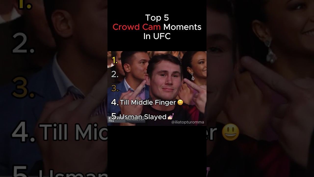 Top 5 Crowd Cam Moments In UFC