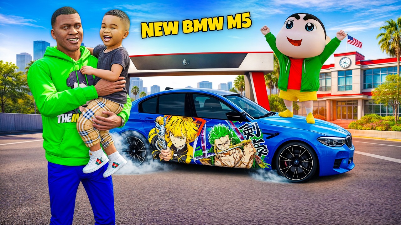 Franklin’s Son Was Insulted… So Bought a BMW M5 🔥 | GTA 5 Malayalam