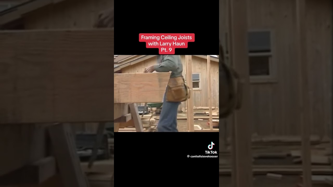 Great Larry Haun clip on rafters from @canitellstevekoozer #construction #carpentry #build #tools