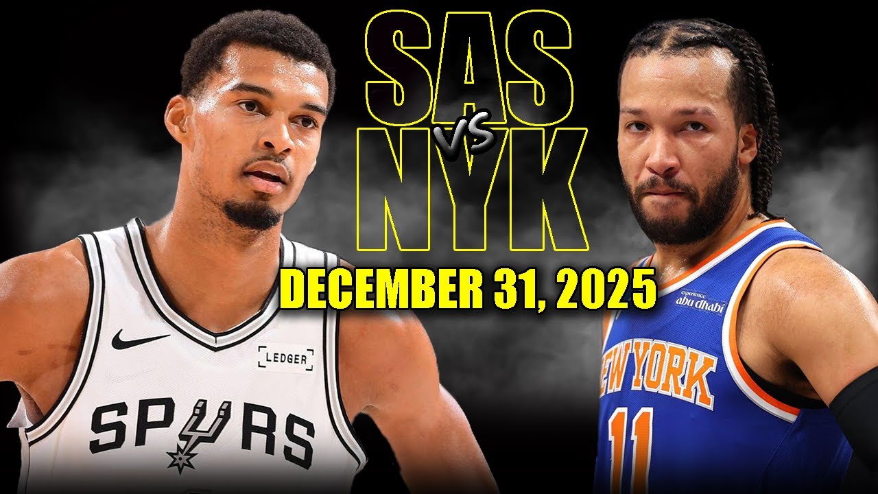 San Antonio Spurs vs New York Knicks Full Game Highlights &ndash; December 31, 2025 | NBA Season