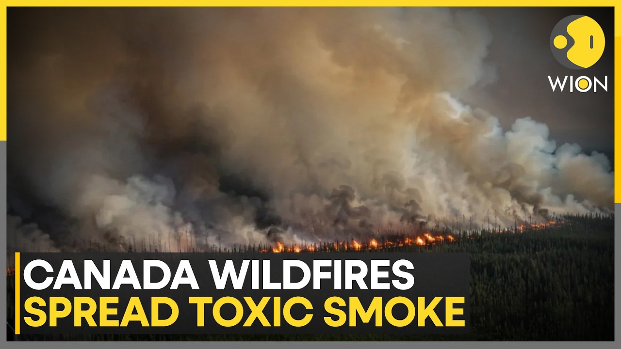 Canadian Wildfire Smoke Engulfs US & Canada | Air Quality Alerts Issued As Wildfires Rage