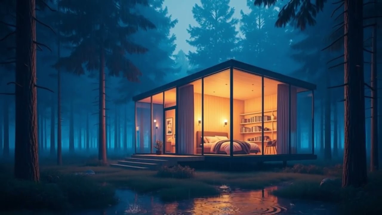 Rain Sounds For Sleeping - 99% Instantly Fall Asleep With Rain And Thunder Sound At Night, Relax