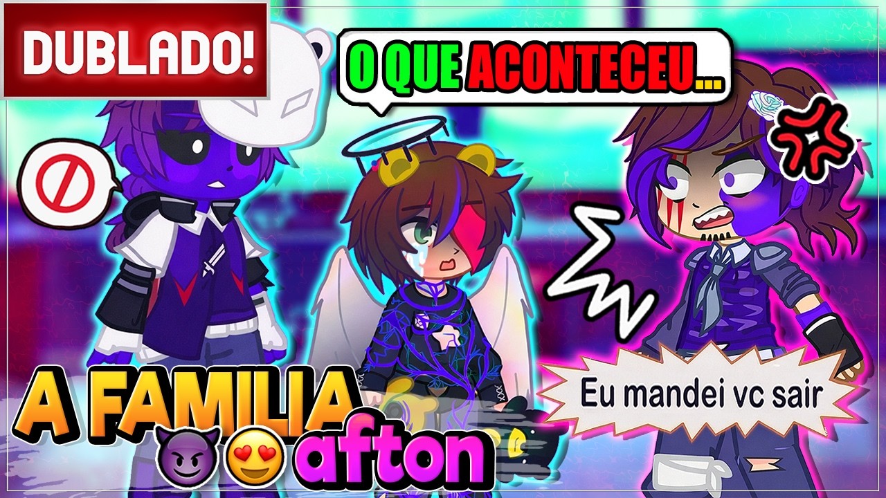[ DUBLADO ] WILLIAN TROCA DE PERSONALIDADE - FAMILIA AFTON 😱| MINI FILME GACHA CLUB