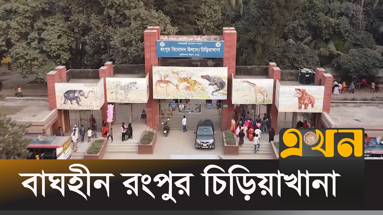 সঙ্গীহীনতায় অনেক প্রাণির ঘটছে না বংশবৃদ্ধি | Rangpur zoo | Ekhon Tv