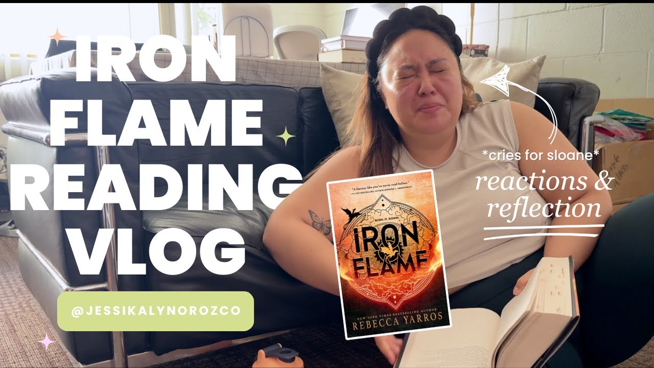 IRON FLAME READING VLOG! 📖 reading days in my life, reactions, and reflections