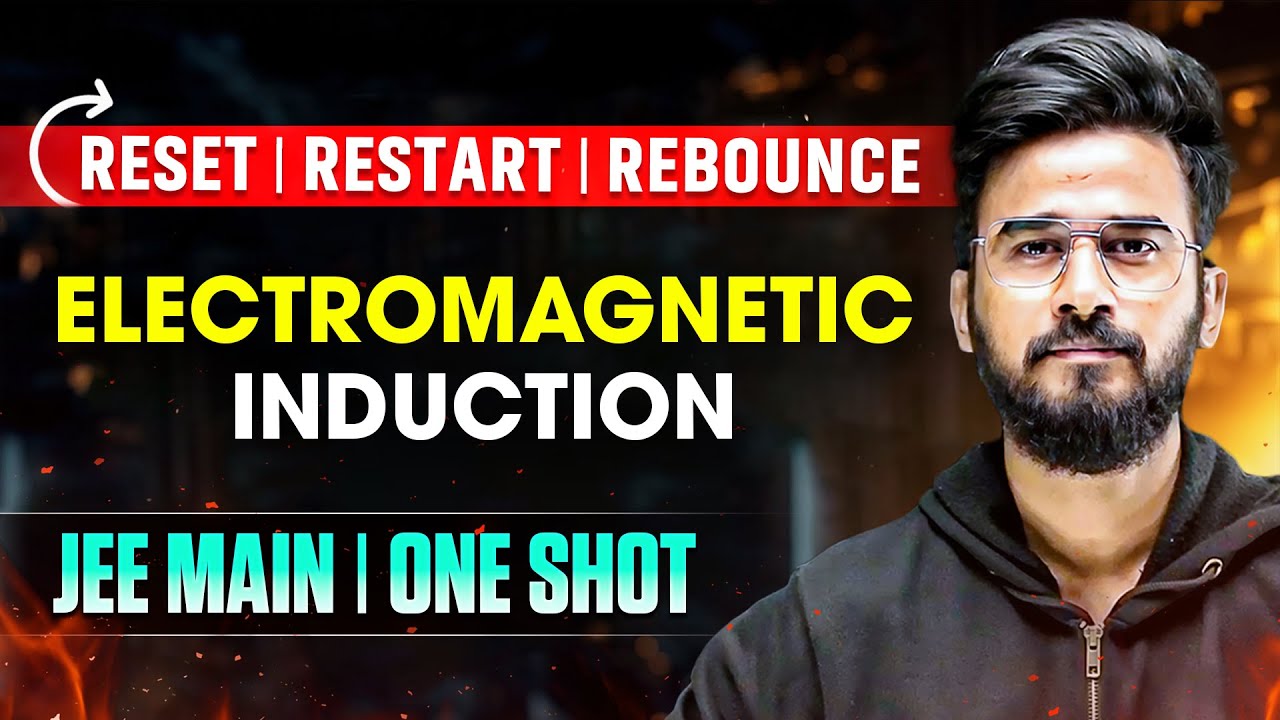 Электромагнитная индукция: один раз | JEE English для Unacademy | JEE Main & Advanced 2025 | RRR