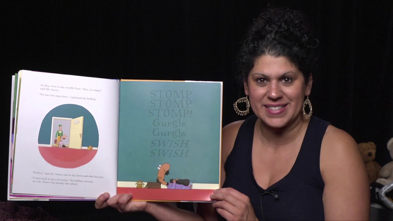 5 Minute Bed Time Story with Ms. Elaine - There's a Dinosaur on the 13th Floor