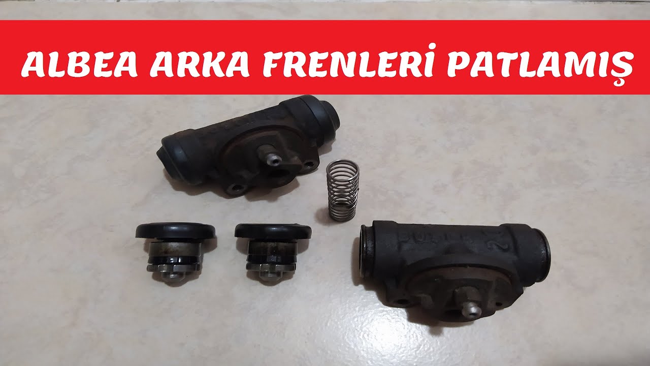 FİAT ALBEA ARKA FREN MERKEZİ DEĞİŞİMİ TAMİR-BAKIM#5