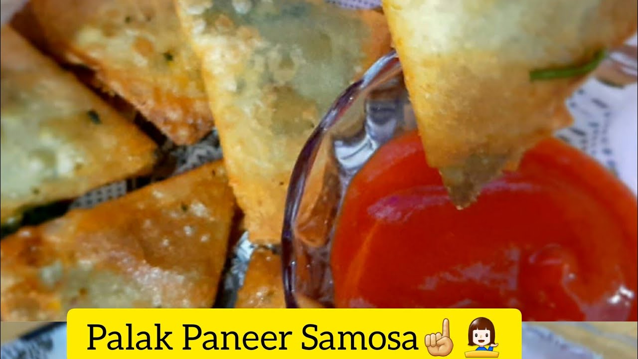 Palak Paneer Samosa| Spinach Cheese Samosa| Ramadan Special ☺😋|Must try recepie #yummy #quarantine