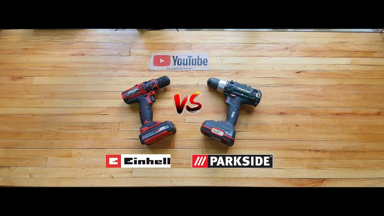Einhell  vs Parkside (TC-CD 18/35  *VS*  PABS 20 Li - E6 ) - Test