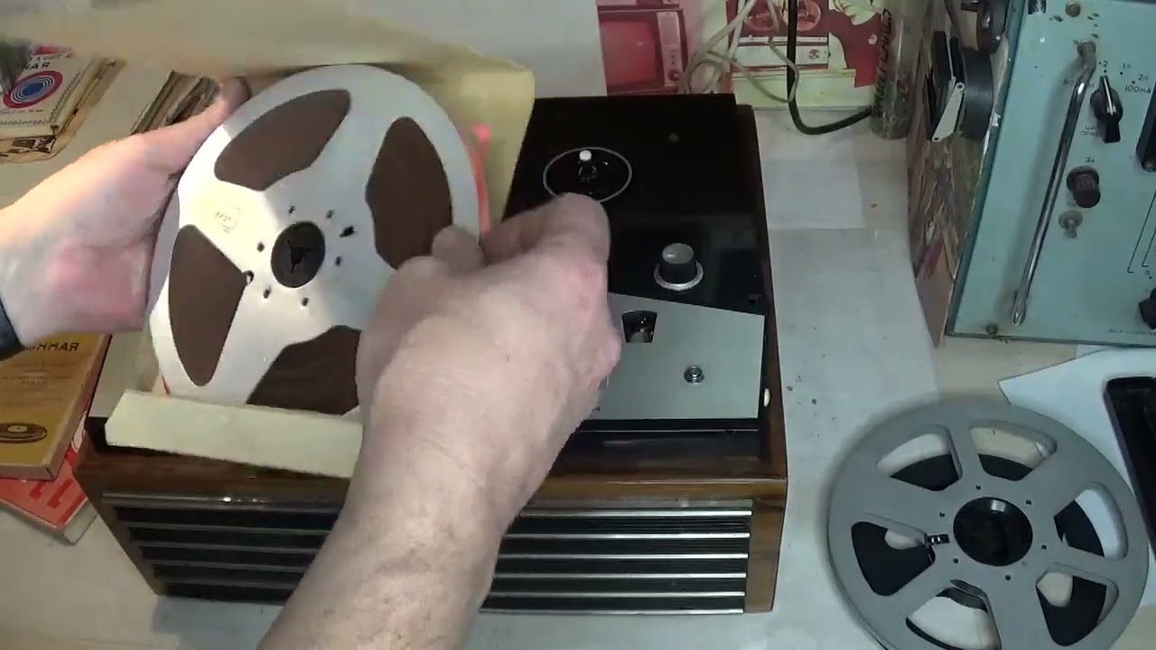 Раритетная магнитофонная плёнка с записями 1959 года! Тип 1-Б, Шостка. Первый обзор из серии.