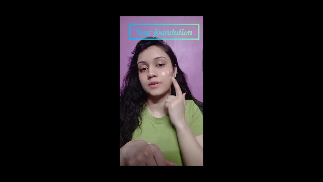 Summer 🌞 Sweatproof foundation 😱hack with proof /oily skin 