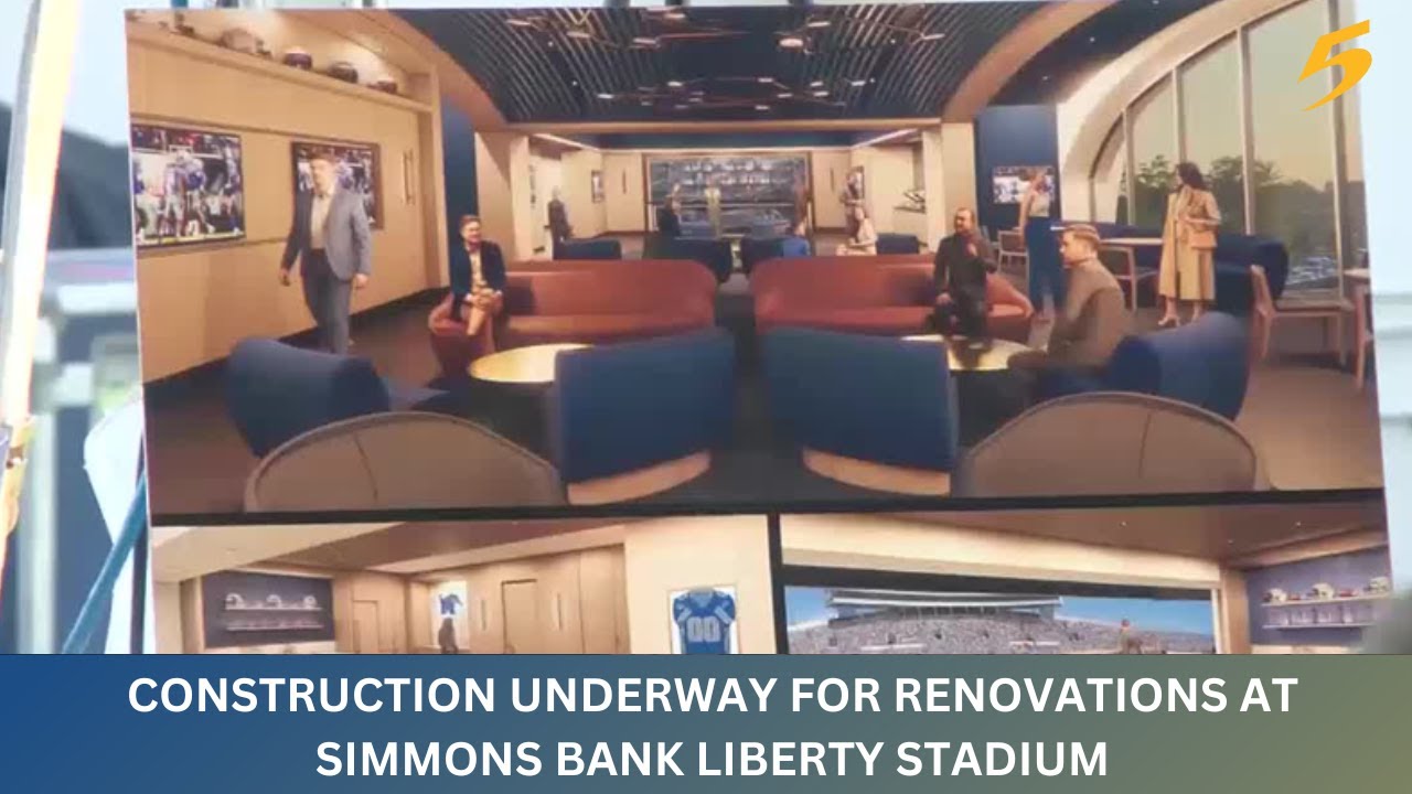 Construction underway for renovations at Simmons Bank Liberty Stadium