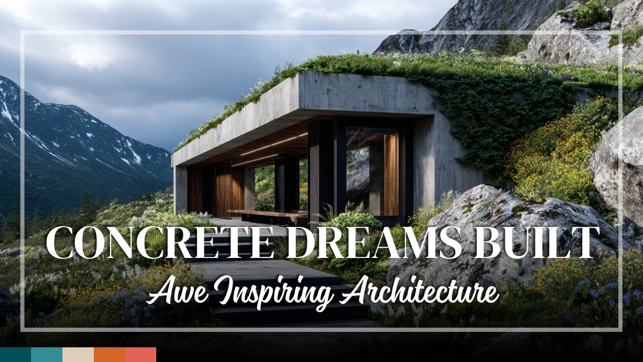 Mountain Brutalist Concrete Houses &ndash; Dramatic Landscapes Framed with Architectural Grace