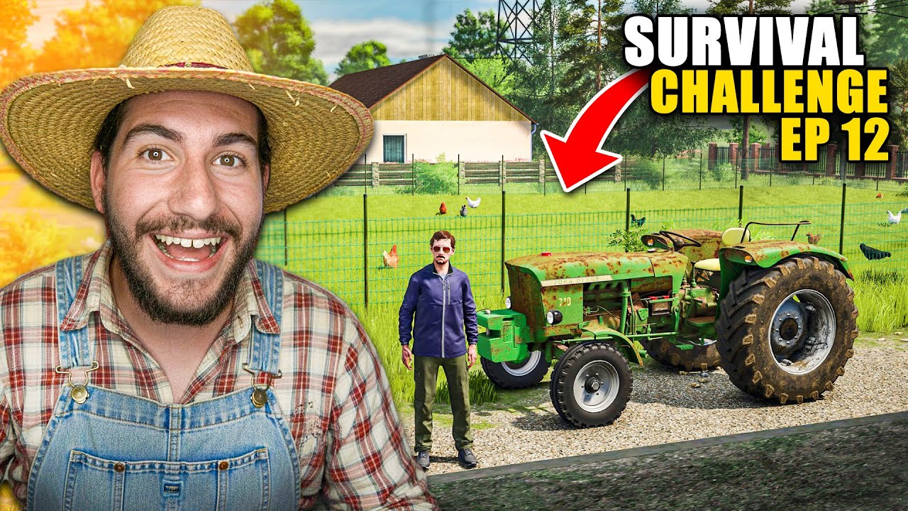 &Beta;ά&lambda;&alpha;&mu;&epsilon; &tau;&omicron; &mu;&epsilon;&gamma;ά&lambda;&omicron; &kappa;&omicron;&tau;έ&tau;&sigma;&iota;! | Farming Simulator 25 - Survival Challenge | Episode 12