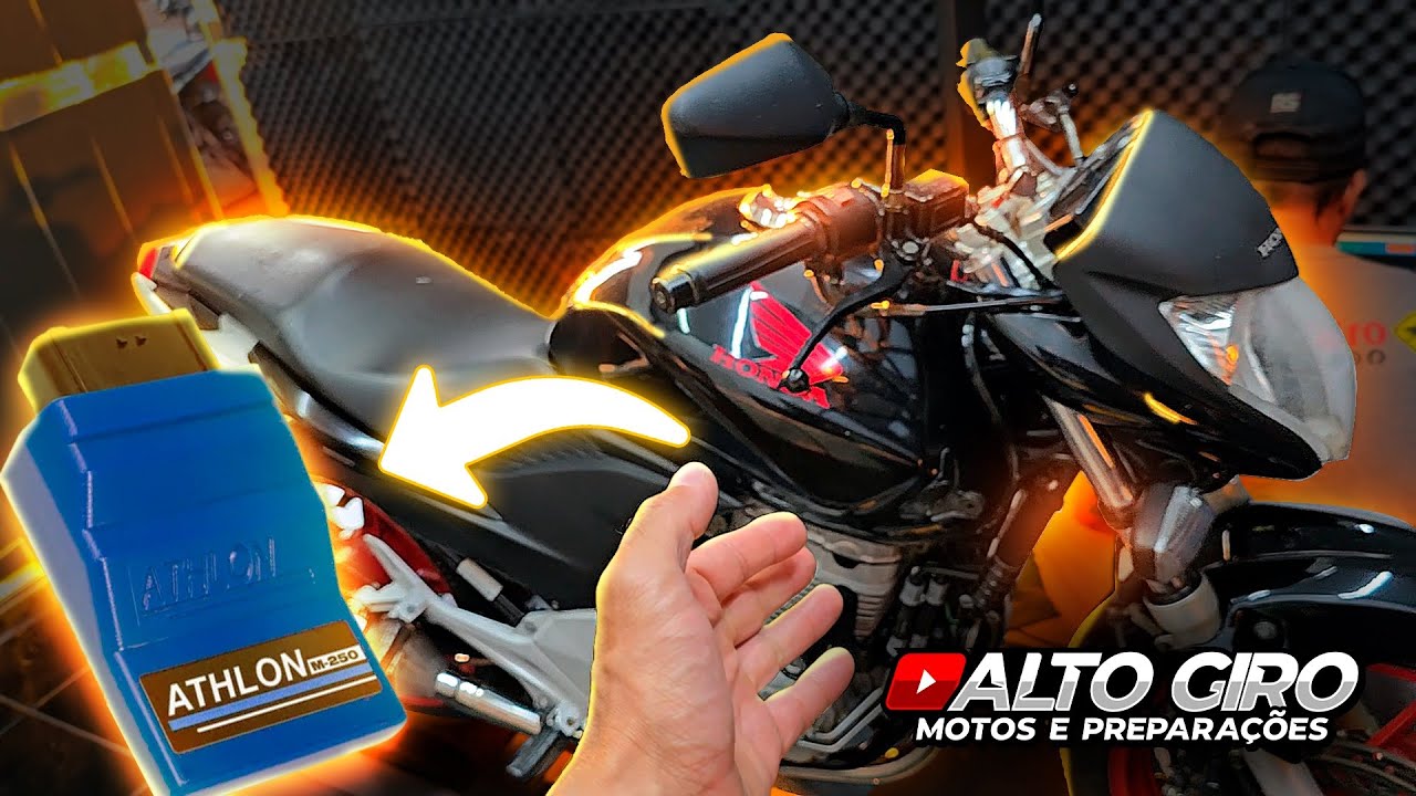 MELHORANDO O ACERTO DA CENTRAL ATHLON NA CB 300 SÓ COMANDINHO