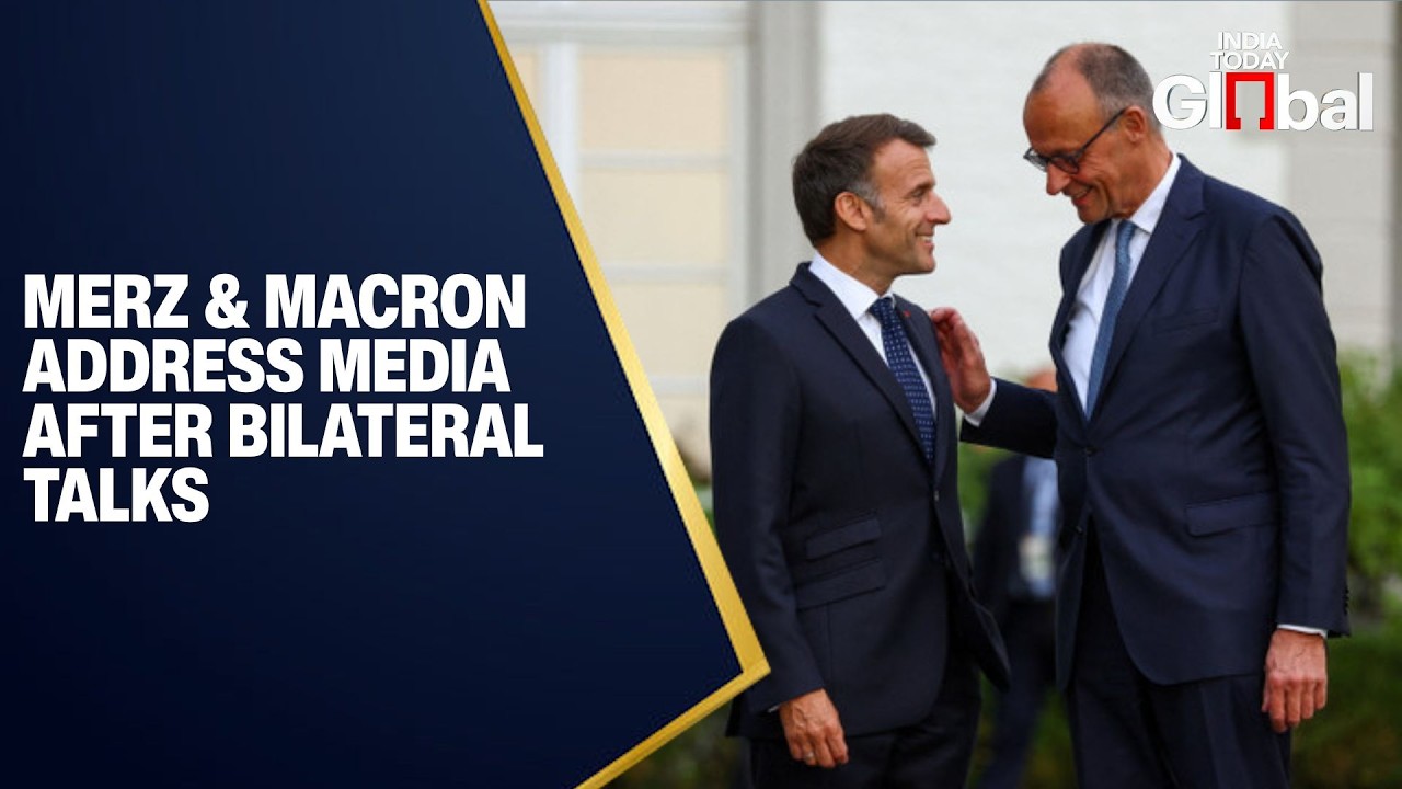WATCH LIVE: Merz & Macron Hold Joint Press Conference