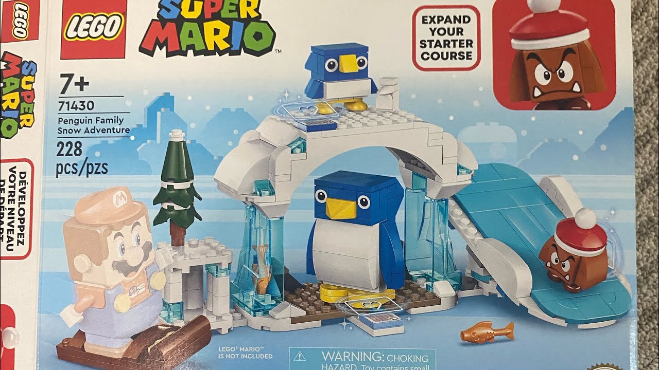 Обзор набора Lego Super Mario Penguin Family Snow Adventure
