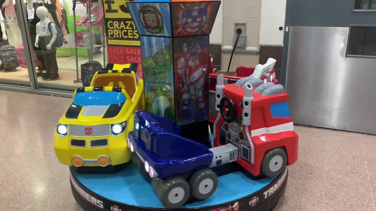 Ride On Entertainment Transformers Rescue Bots Carousel Kiddie Ride